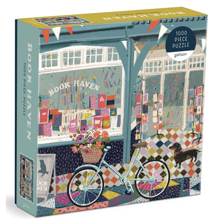 Galison 1000 Piece Jigsaw Puzzle: Book Haven