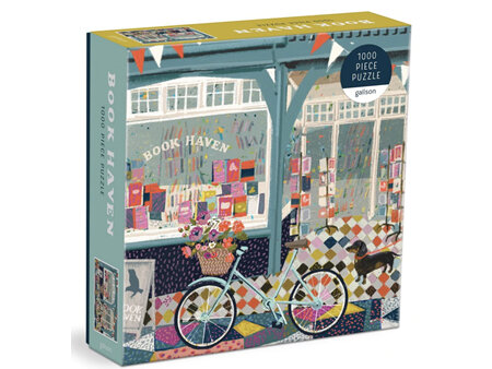 Galison 1000 Piece Jigsaw Puzzle: Book Haven