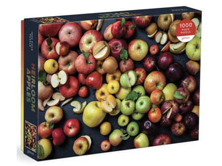 Galison 1000 Piece Jigsaw Puzzle Heirloom Apples