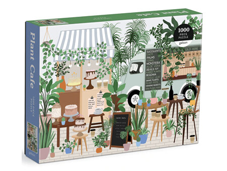 Galison 1000 Piece Jigsaw Puzzle: Plant Cafe