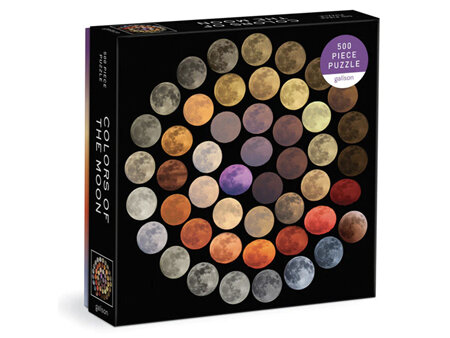 Galison 500  Piece Jigsaw Puzzle Colours Of The Moon
