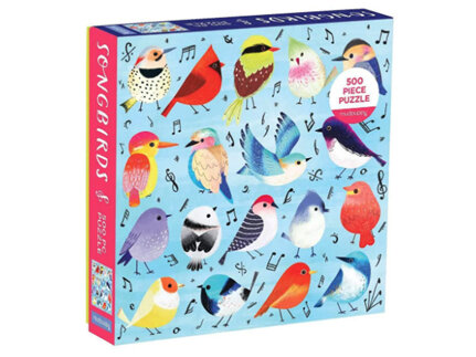 Galison 500  Piece Jigsaw Puzzle Songbirds
