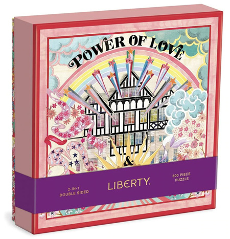 Galison Liberty 500 Piece Double Sided Jigsaw Puzzle:  Power of Love