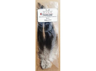 Gallo De Leon Saddle Feathers Black