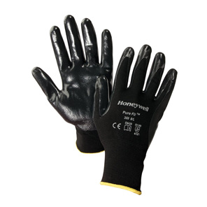 Garden gloves with Nitrile palm and fingertip coating