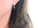 Garnet red rosehips earrings january birthstone silver lily griffin nz jewelry