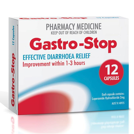 GASTRO STOP 2MG 12 CAPSULES