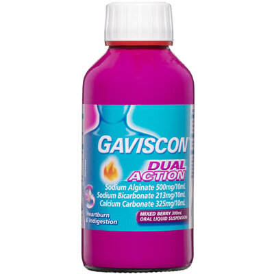 GAVISCON Dual Act M/Berry Liq 300ml