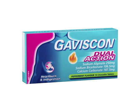 Gaviscon Dual Action 16 Tablets