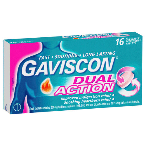 Gaviscon Dual Action Berry 16 Tab