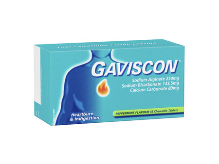 Gaviscon Peppermint 48 Tablets