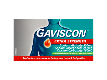 GAVISCON X/Strgth Peppermint 24s