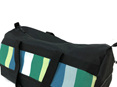 Gear bag, sports bag, gym bag or travel bag.