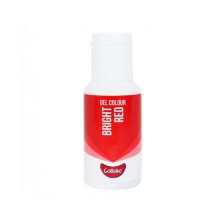 gel colour - bright red 21gm