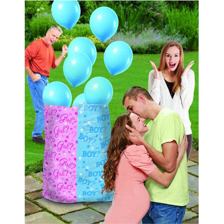 Gender Reveal balloon bag - boy or girl available