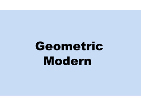 Geometric & Modern