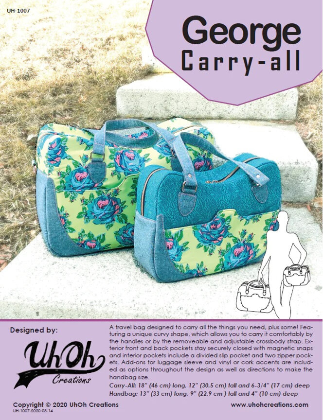 George Carry-All Pattern from UhOh Creations