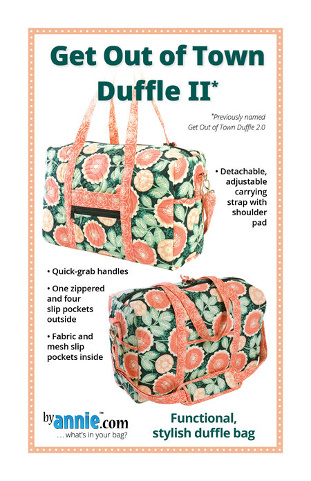 Get Out of Town Duffle 2.0 Pattern