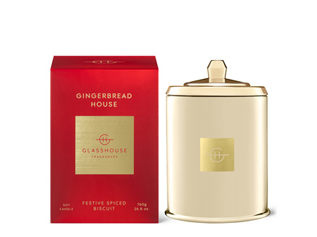 GH CHRISTMAS GINGERBREAD HOUSE CANDLE 760G
