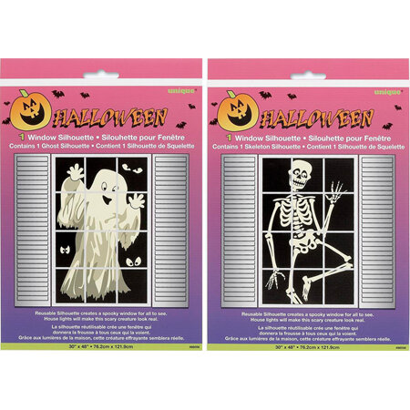 Ghost or skeleton window silhouette