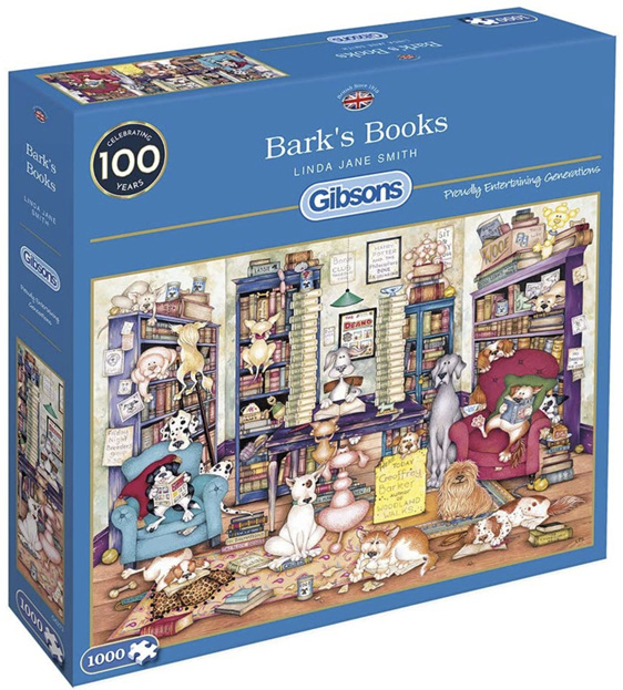 Gibsons 1000 piece jigsaw puzzle barks Books Buy at www.puzzlesnz.co.nz