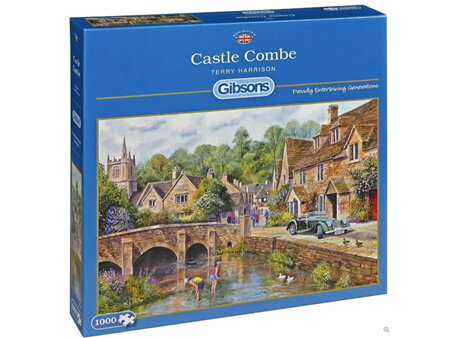 Gibsons 1000 Piece Jigsaw Puzzle Castle Coombe