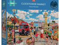 Gibsons 1000 piece jigsaw puzzle Clock Tower Market buy at www.puzzlesnz.co.nz