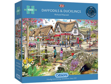 Gibsons 1000 Piece Jigsaw Puzzle  Daffodils & Ducklings