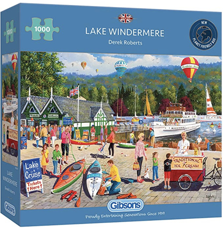Gibsons 1000 Piece Jigsaw Puzzle: Lake Windermere