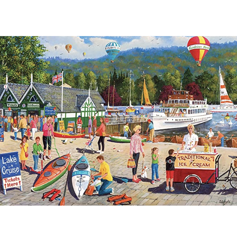 Gibsons 1000 piece jigsaw puzzle Lake Windermere at www.puzzlesnz.co.nz