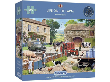 Gibsons 1000 Piece Jigsaw Puzzle Life On The Farm