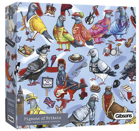 Gibsons 1000 Piece Jigsaw Puzzle: Pigeons Of Britain