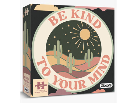 Gibsons 500 Piece Jigsaw Puzzle: Be Kind To Your Mind