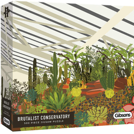 Gibsons 500 Piece Jigsaw Puzzle: Brutalist Conservatory