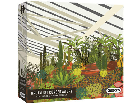 Gibsons 500 Piece Jigsaw Puzzle: Brutalist Conservatory