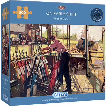 Gibsons 500 Piece Jigsaw Puzzle: On Early Shift