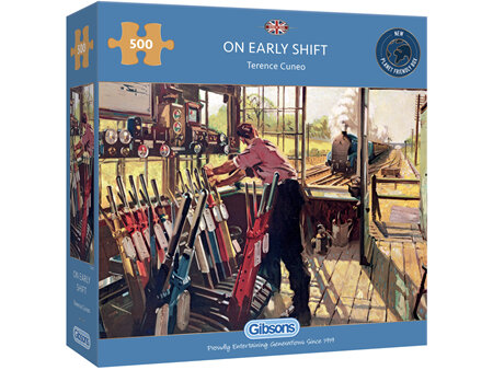 Gibsons 500 Piece Jigsaw Puzzle: On Early Shift