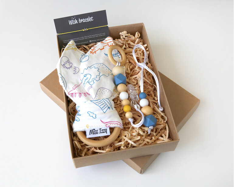 Gift Boxes for mum and bub handmade in New Zealand by Miss Izzy