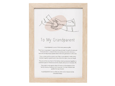 Gift Of Words To My Grandparent