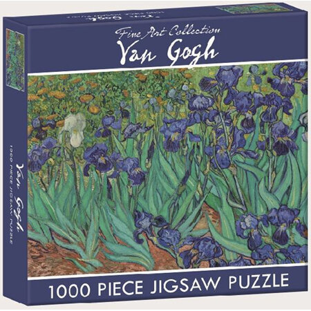 Gifted Stationery 1000 Piece Jigsaw Puzzle Van Gogh Irises