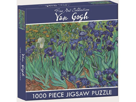 Gifted Stationery 1000 Piece Jigsaw Puzzle Van Gogh Irises