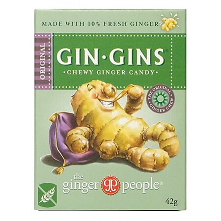 GIN GINS CHEWY GINGER TRAVEL 42G