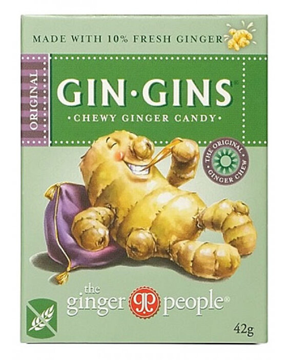GIN GINS CHEWY GINGER TRAVEL 42G