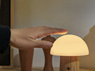 Gingko Alice Mushroom Lamp Mini White Ash