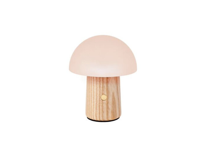 Gingko Alice Mushroom Lamp Mini White Ash