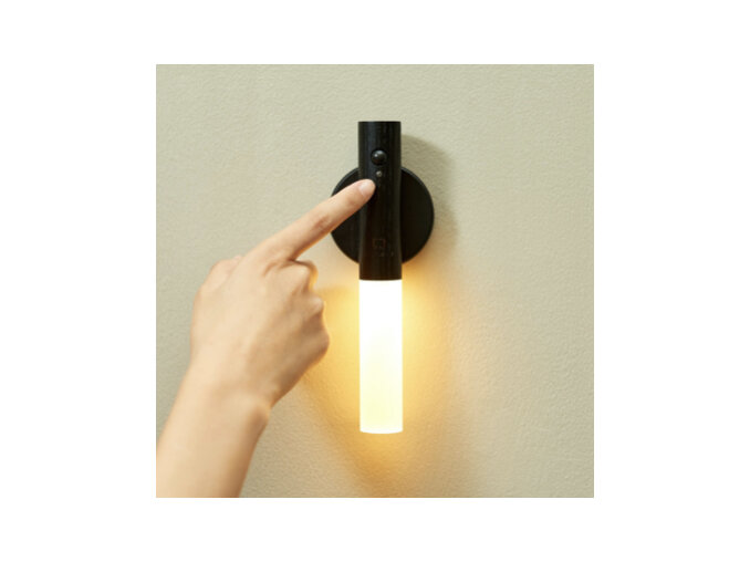 Gingko Baton Smart LED Light Black Wood