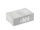 Gingko Flip Click Clock White Birch alarm digital