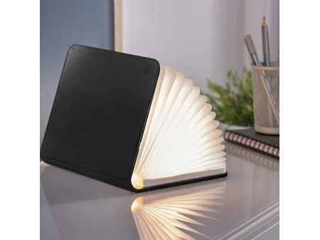 Gingko Smart LED Booklight Large Black Leather
