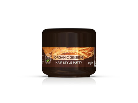 Ginseng - Mens Hair Style Putty 75g - dr. organic