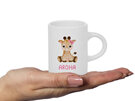 Giraffe Personalised Fluffy Mug